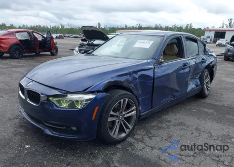 2016 BMW 328I from USA, damaged, VIN WBA8E9C53GK648802